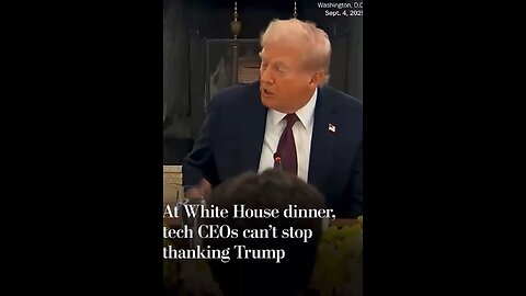 Over 30 tech titans crammed into the White House State Dining Room.