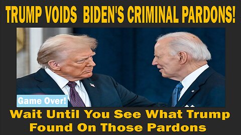 TRUMP VOIDS BIDEN'S CRIMINAL PARDONS! - Wait Until You See What Trump Found On Those Pardons.