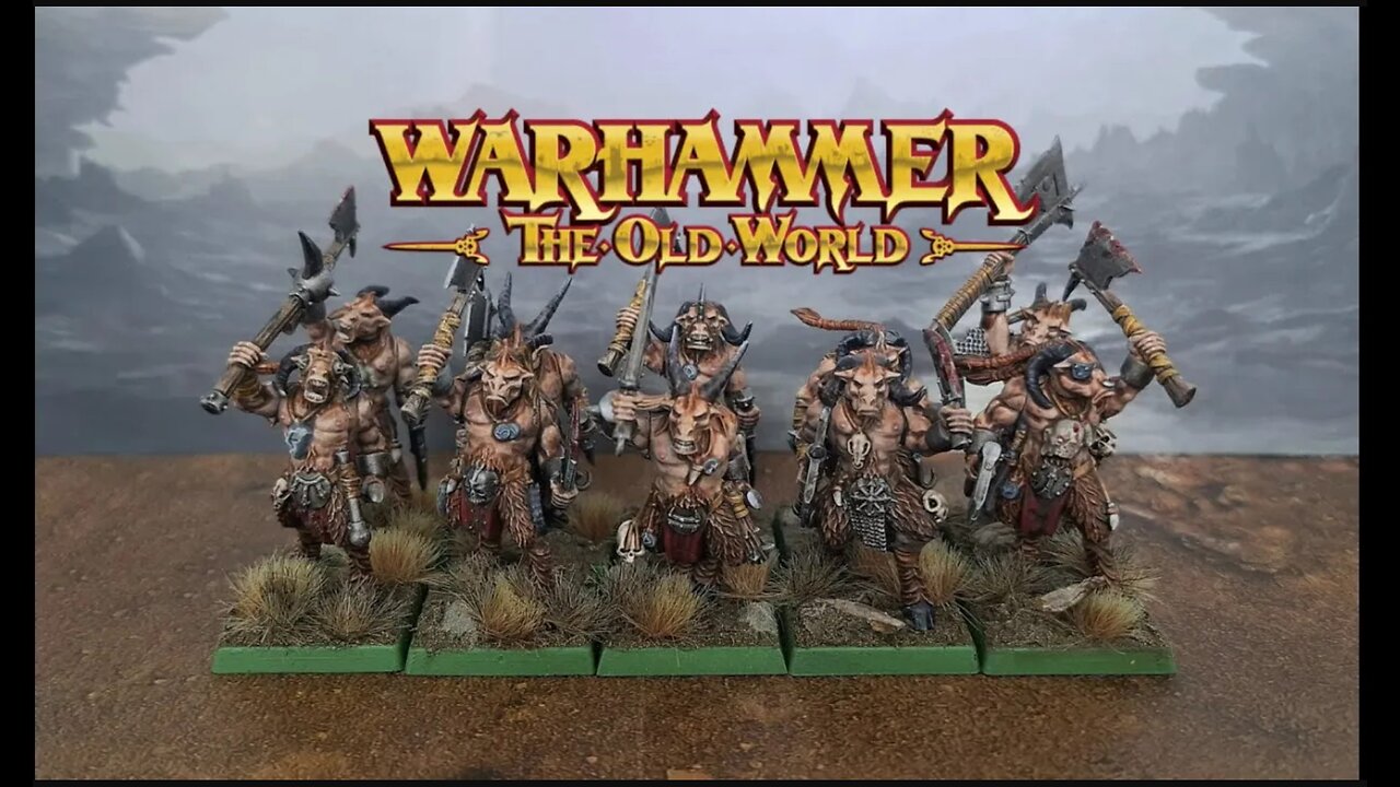 WARHAMMER THE OLD WORLD BEASTMEN QUICK PAINT GUIDE. PAINT A UNIT IN A DAY