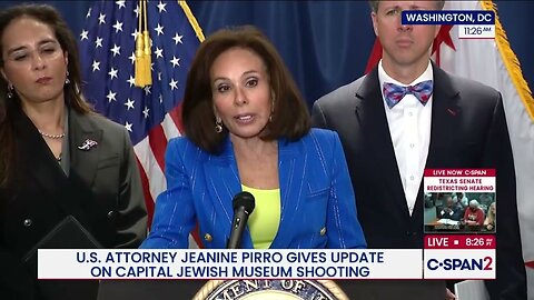 U.S. Attorney Jeanine Pirro Unveils Nine-Count Indictment In Killing Of Israeli Embassy Staffers