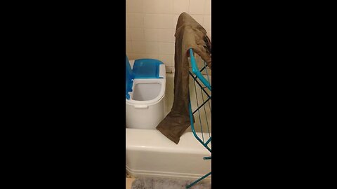 portable washing machine vs jeans drying side