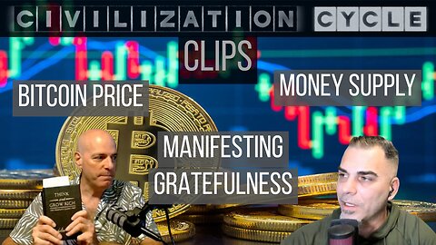 Civilization Cycle CLIPS - Bitcoin Price Forecast, Global Money Supply, Manifesting