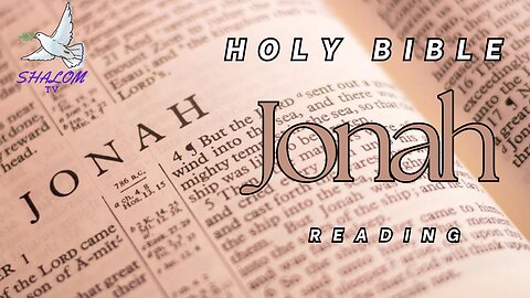Complete Reading Of Book of JONAH (NIV) | HOLY BIBLE