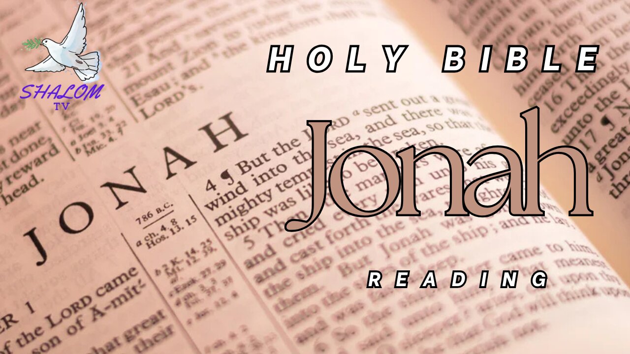 Complete Reading Of Book of JONAH (NIV) | HOLY BIBLE