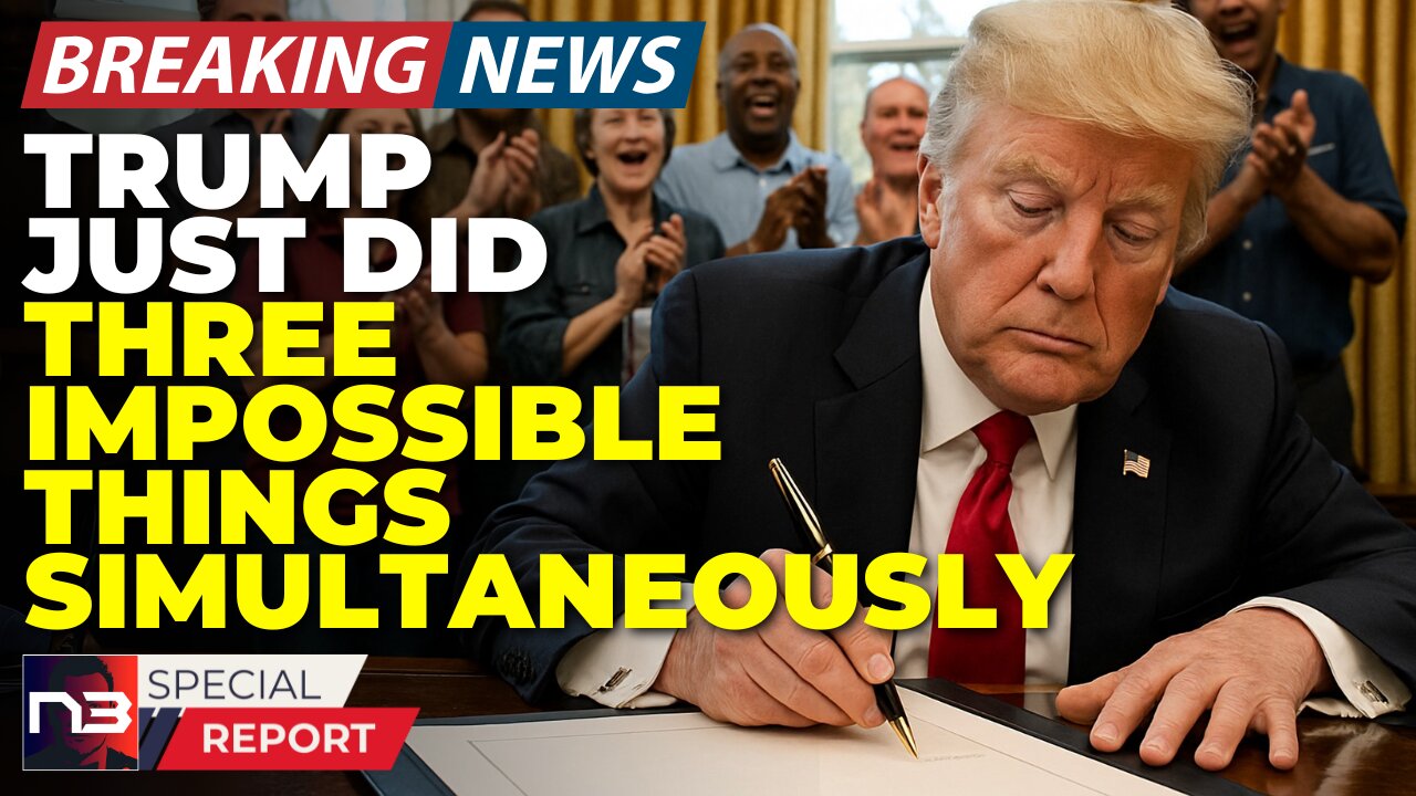 🚨BREAKING: Trump's Bill Does 3 IMPOSSIBLE Things At Once & Even CNN Can't Spin This Victory!