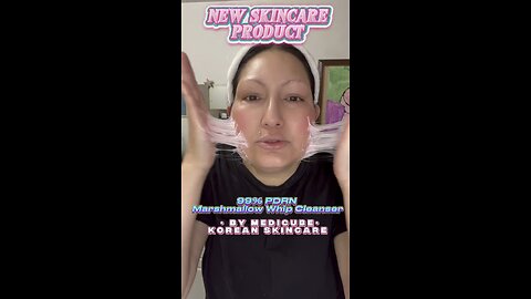 ✨New Skincare Product Alert✨ 99% PDRN Marshmallow Whip Cleanser from Medicube