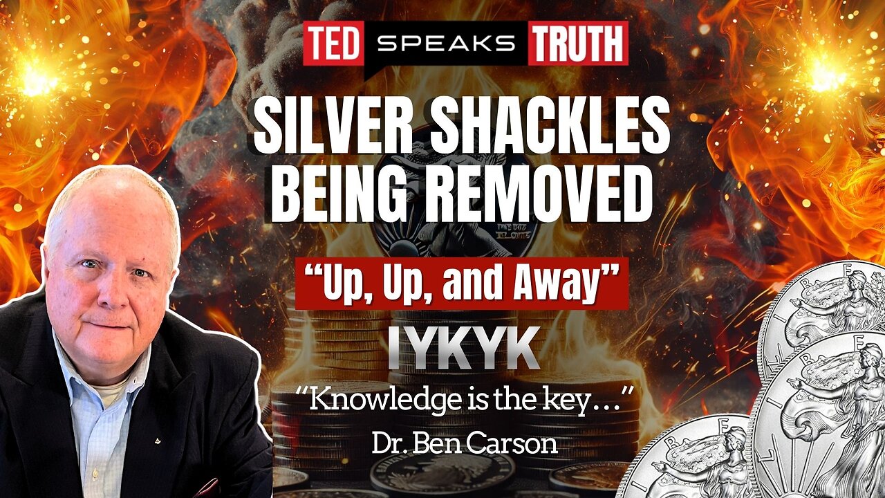 SILVER SHACKLES BEING REMOVED “Up, Up, and Away” ~I Y K Y K~ “Knowledge is the key…” Dr. Ben Carson
