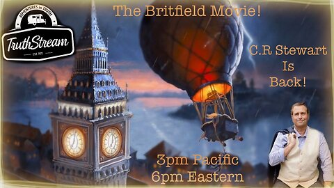 C R Stewart Author of the Britfield book series live 6/26 3pm pacific 6pm Eastern