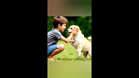 "Bachpan ki Dosti: Ek Chhota Bachha aur Kutta ki Pyari Dosti 🐶👶" trending | shorts video | kutta
