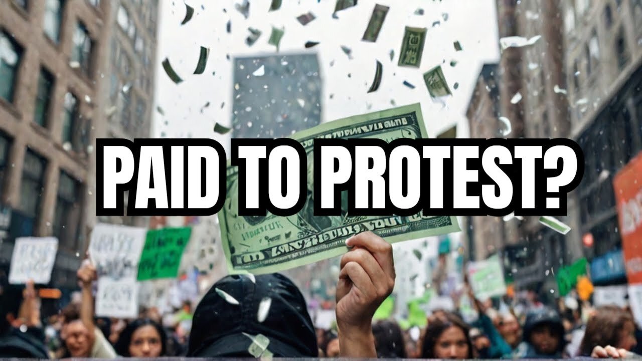 Think protests aren't sponsored? Think again. AND our $3000 profit!