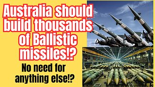 No need for military troops... just build thousands of missiles!