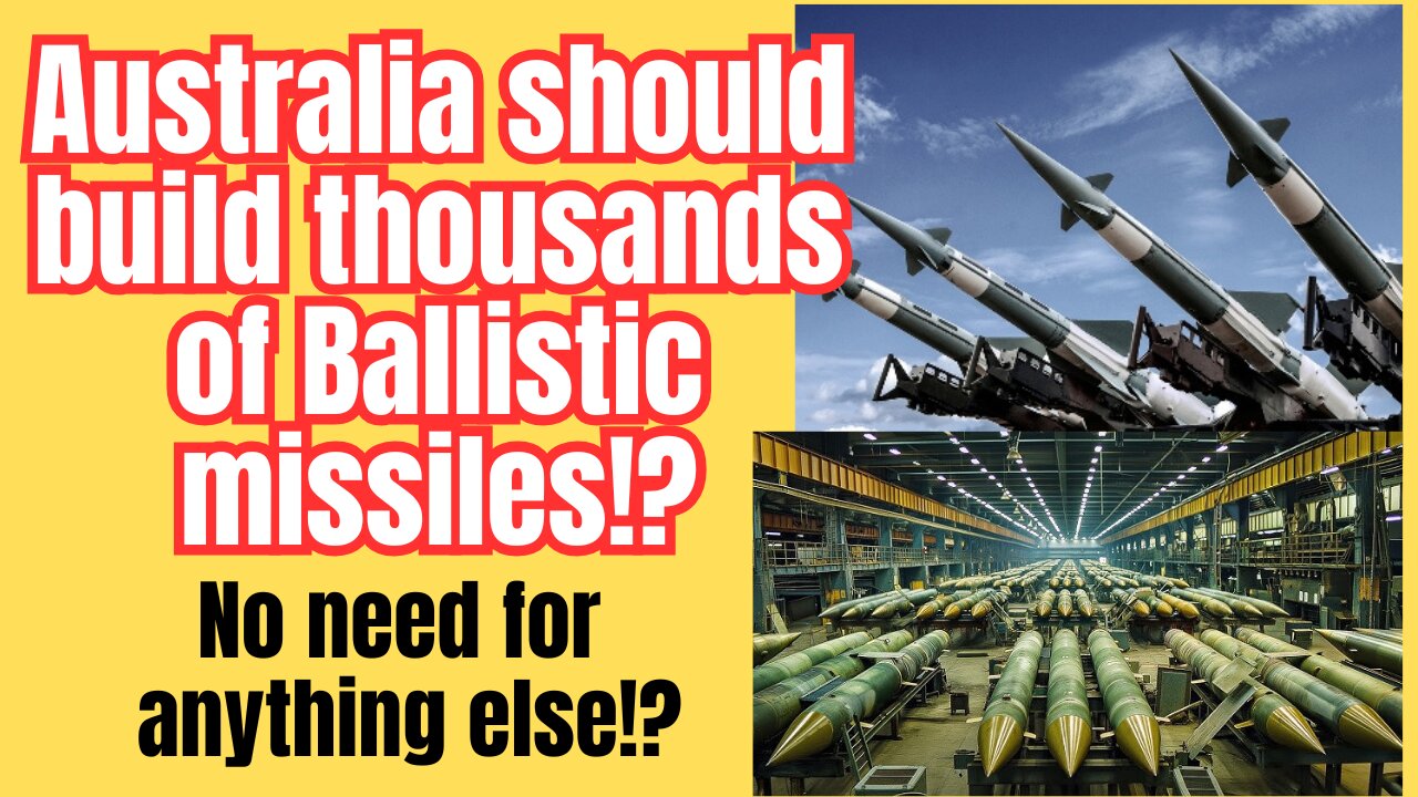 No need for military troops... just build thousands of missiles!
