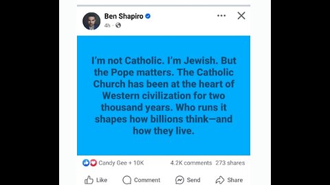 Ben Shapiro's Zionism PsyOp: Exposing the Catholic Church's Hidden Deep-Rooted Ties to Judaism