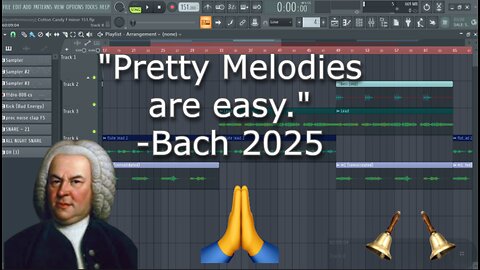 Pretty Melody-FL Studio-How to make Melodies from scratch w/ STOCK Plugins *mostly*