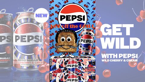 Pepsi Zero Sugar Wild Cherry & Cream Taste Test #shorts #pepsi #tastetest
