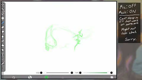 7.26.2025 - Can't sleep working on art