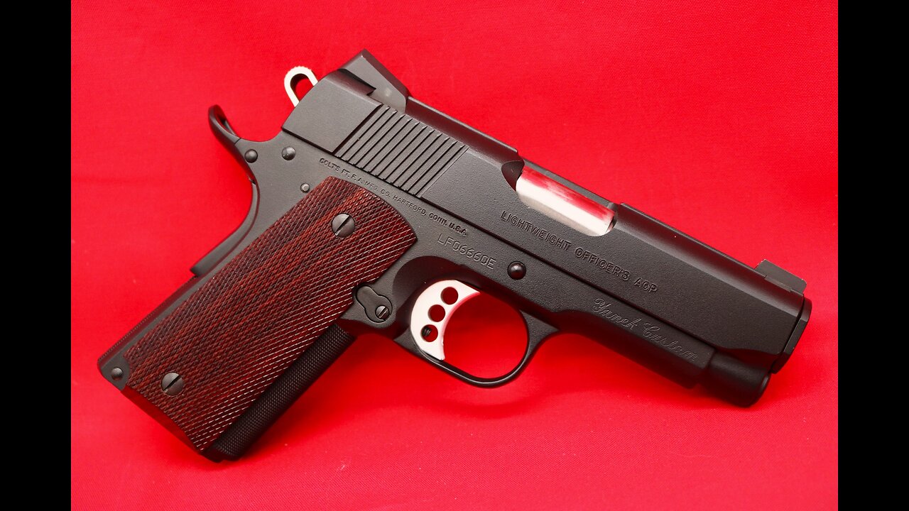 John Yanek -- Yanek Custom Pistols -- Full House Colt LW Officers Model 45ACP