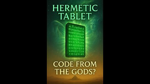 The Hermetic Tablet: A Code from the Gods? #shorts