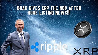 Brad Garlinghouse Gives XRP The Nod After HUGE Listing News!!!