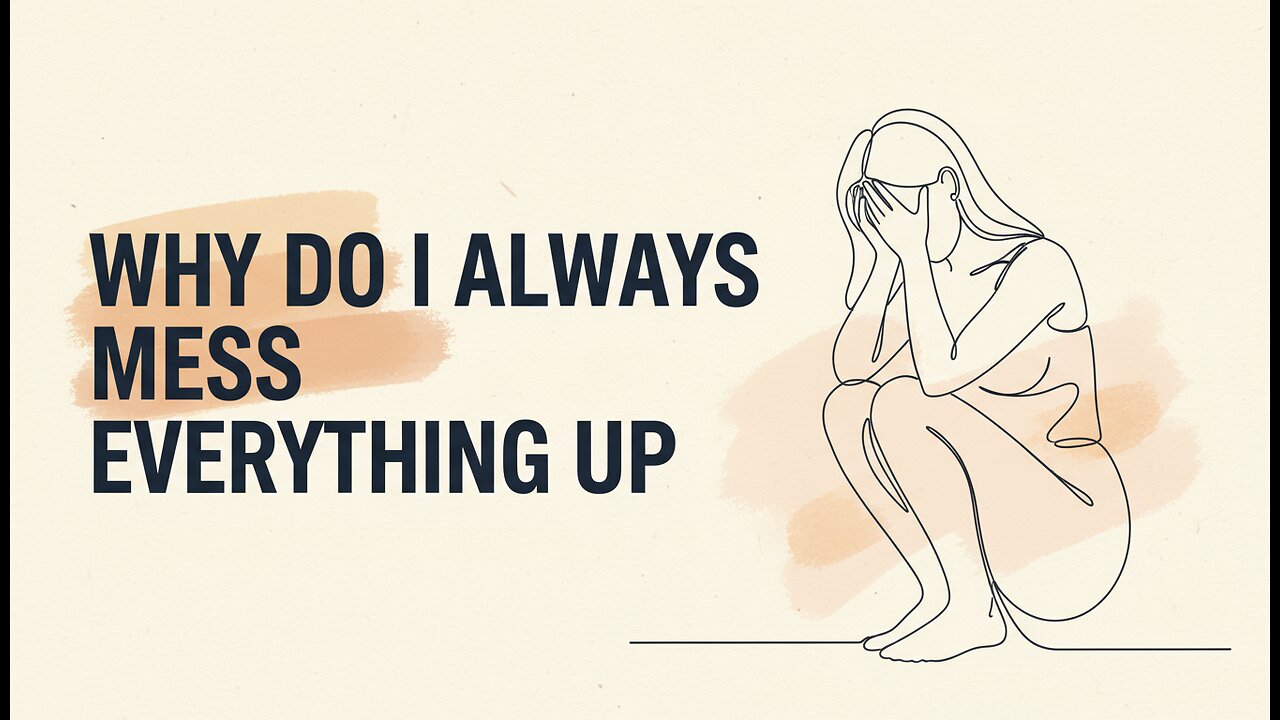 "Why do you destroy everything when things start to go right?"