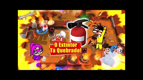 Overcooked 2 - O Extintor Quebrou