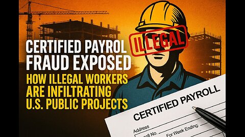 Public Works, Private Crimes: How Contractors Exploit Certified Payroll to Hire Illegals