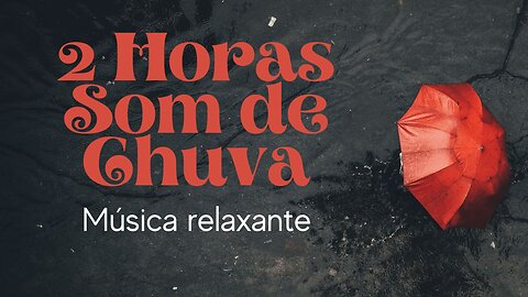 Durma com o Som da Chuva | Tela Escura para Sono Profundo