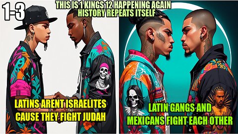 Latins & Mexicans Arent Israelites Cause The Fight Blacks,House N & Conquistador In Our Midst 1-3