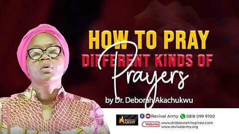 HOW TO PRAY_ DIFFERENT KINDS OF PRAYERS