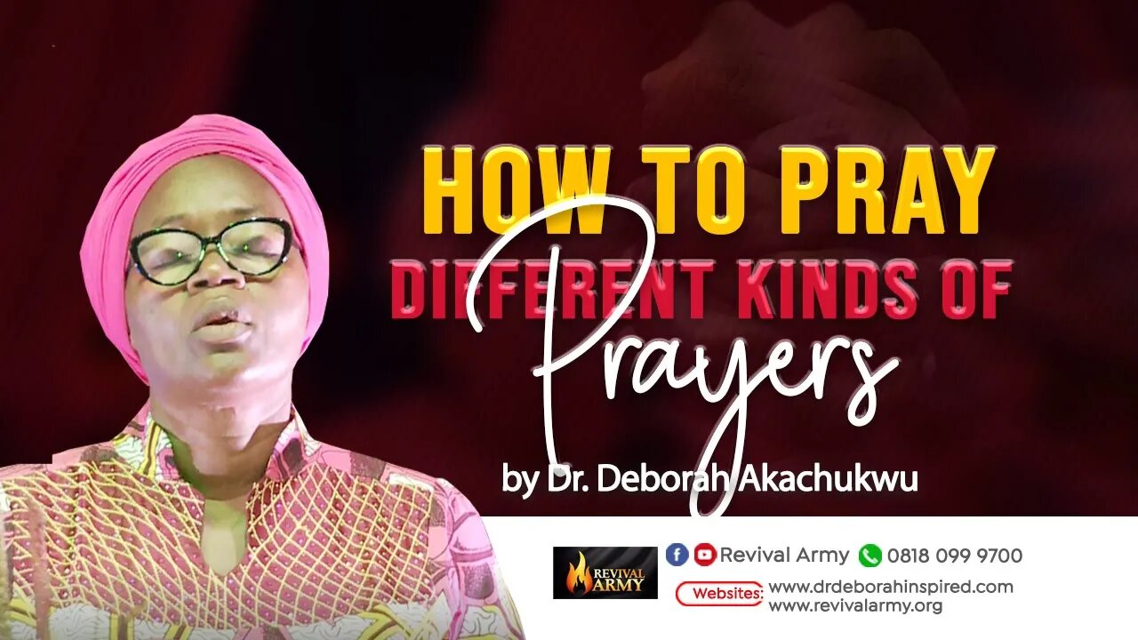 HOW TO PRAY_ DIFFERENT KINDS OF PRAYERS