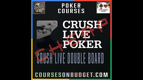 Crush Live Poker Crush Live Double Board + High Low Videos