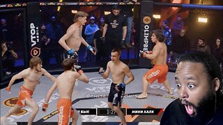 Multi-Man MMA FIGHT | Senior Citizen vs Half Man | Epic Fighting Championship Reaction