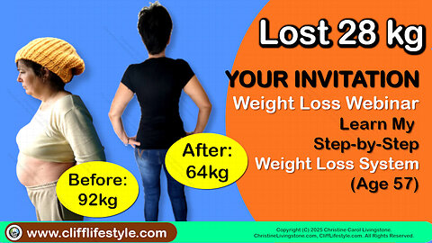 Lose Weight with Me! My Step-by-Step 28kg Weight Loss Journey (Age 57)