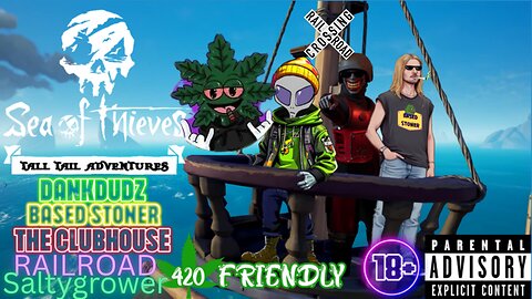 getting salty out on the sea of thieves with the homies