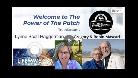 Lynne Scott Haggerman joins Gregory and Robin Mascari from Lifewave live 10/29 10 am pacific 1 pm eastern