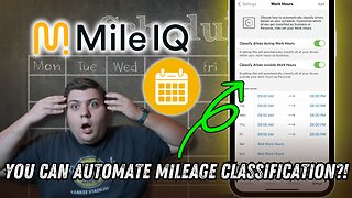 How to Set Work Hours & Auto Classify Drives in MileIQ!