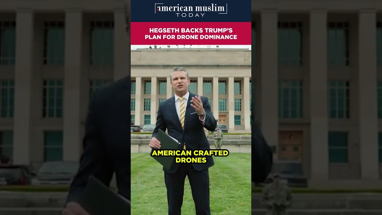 Hegseth backs Trump's plan for drone dominance.