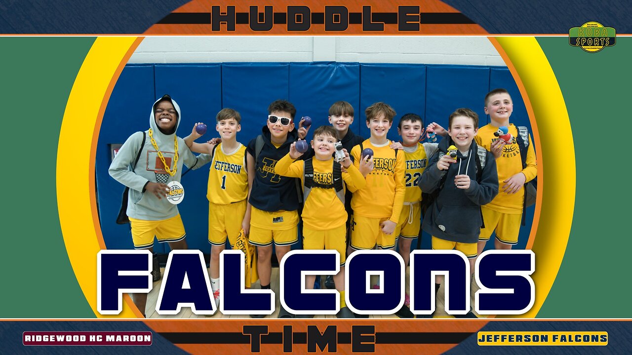 BASKETBALL | HUDDLE TIME | RIDGEWOOD HC MAROON VS. JEFFERSON FALCONS | SEMIFINAL GAME🏀