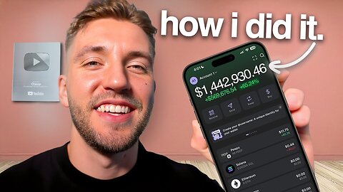 How I went from $9k to $3,600,000 (My Story)