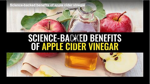 "Proven Health Benefits of Apple Cider Vinegar Backed by Science"