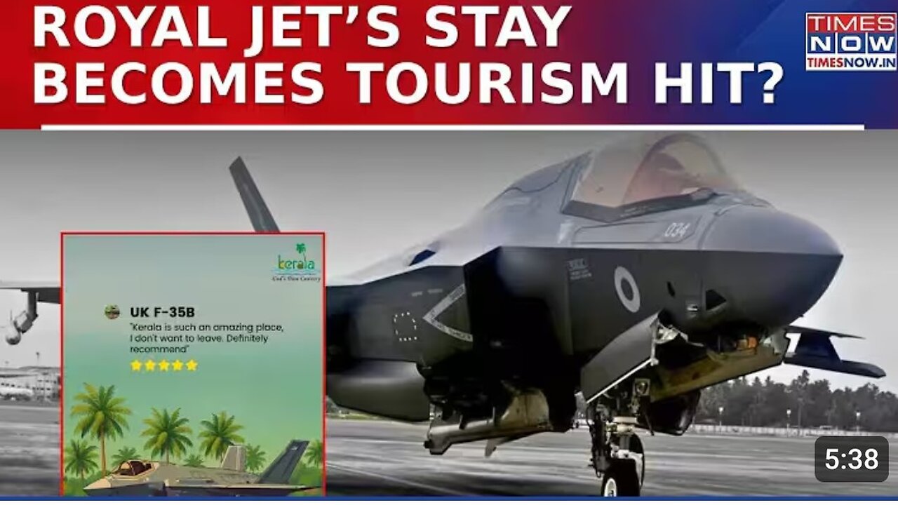 UK: Grounded Royal F-35B Jet Inspires Kerala Tourism s Quirky Campaign: ‘You’ll Never Want To Leave
