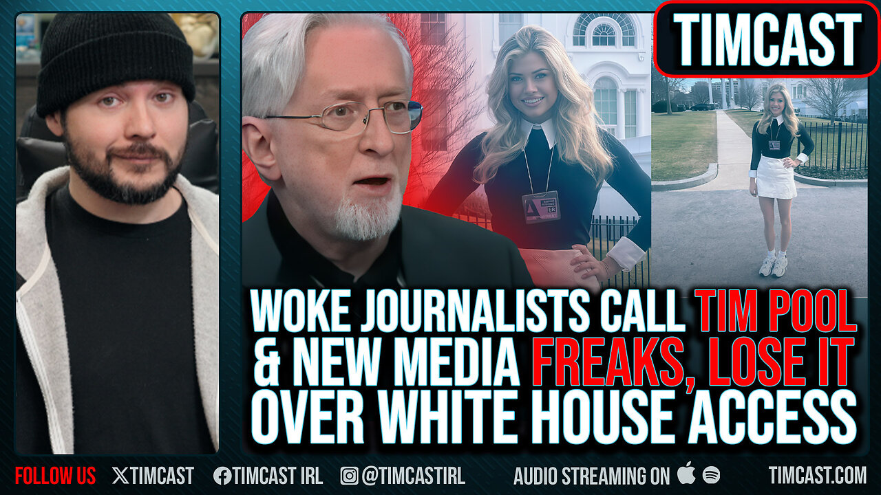 CNN Panel SLAMS Tim Pool & New Media As FREAKS, LOSE IT Over White House Press Access