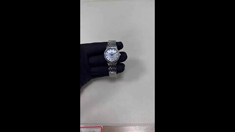 Omega De Ville Prestige Dial color White 27.4 mm, steel on steel - 424.15.27.60.55.001