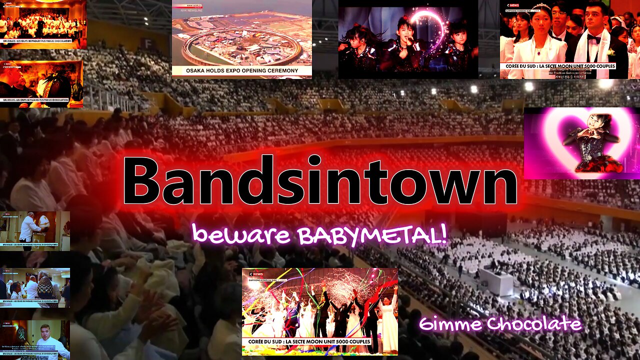Images that have made the international news . beware BABYMETAL!