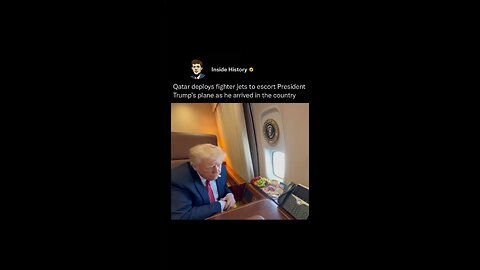 Qatar jets escort Air Force One