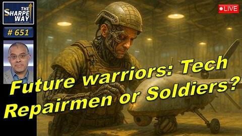 Sharpe Way No. 651! 🔧💣 Future Warriors: Tech Repairman or Soldiers? ⚙️🛰️LIVE Discussion!