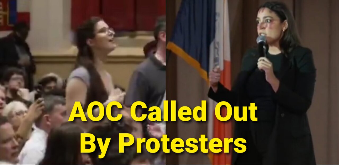 AOC Confronted By Protesters At Townhall As Democrats Lose More Supporters