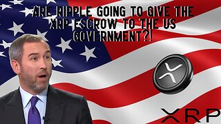 Will Ripple Donate The XRP Escrow To US Government?!