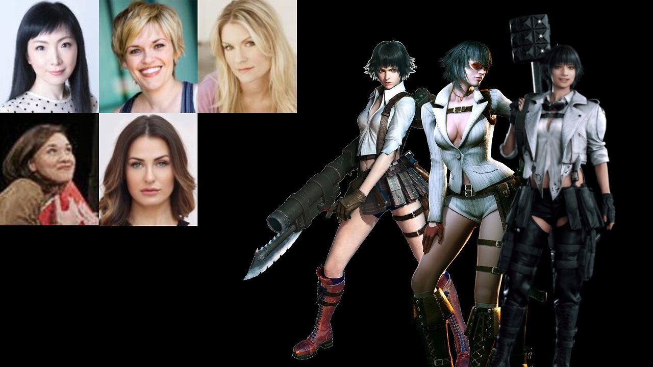 Video Game Voice Comparison- Lady (Devil May Cry)