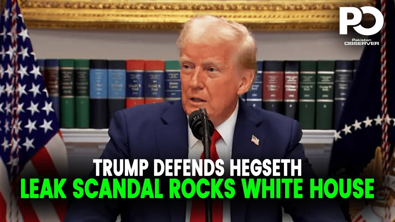 Trump Stands Strong: Defending Hegseth in Shocking Leak Scandal